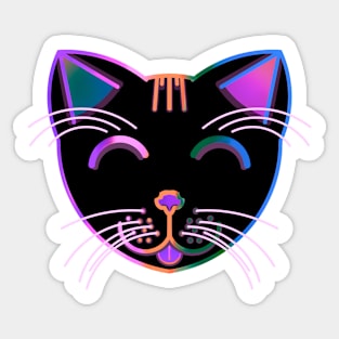 Happy Cat 9 Sticker